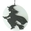 Wanddeko|Herbstliche Led-Leuchtdeko|Frank Handels GmbH & Co. KG LED-Hänger "Hexenflug"