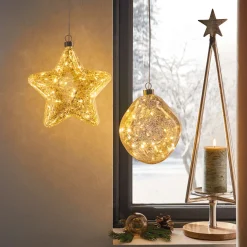 Dekohänger|Weihnachtliche Led-Leuchthänger|Frank Handels GmbH & Co. KG LED-Hänger "Organic"