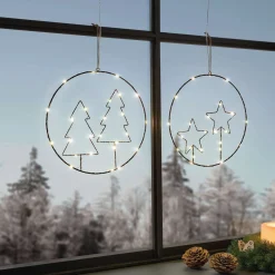 Dekohänger|Weihnachtliche Dekoringe|Frank Handels GmbH & Co. KG LED-Hänger 