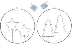 Dekohänger|Weihnachtliche Dekoringe|Frank Handels GmbH & Co. KG LED-Hänger 