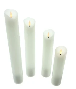 Kerzen & Led-Kerzen|Zubehör Für Adventskränze|Frank Handels GmbH & Co. KG LED-Kerze "Elegance", 4er Set
