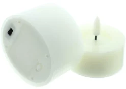 Kerzen & Led-Kerzen|Zubehör Für Adventskränze|Frank Handels GmbH & Co. KG LED-Kerze "White", 2er Set