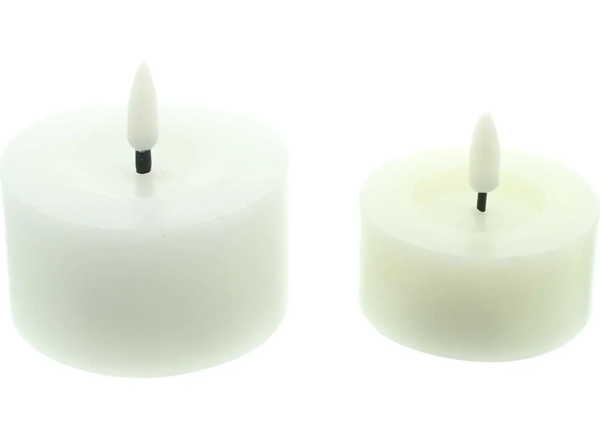 Kerzen & Led-Kerzen|Zubehör Für Adventskränze|Frank Handels GmbH & Co. KG LED-Kerze "White", 2er Set