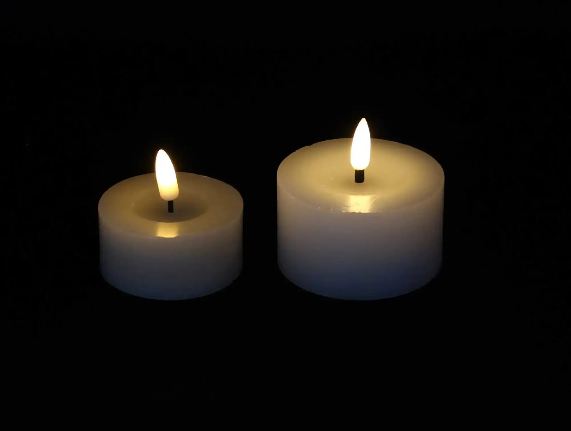 Kerzen & Led-Kerzen|Zubehör Für Adventskränze|Frank Handels GmbH & Co. KG LED-Kerze "White", 2er Set