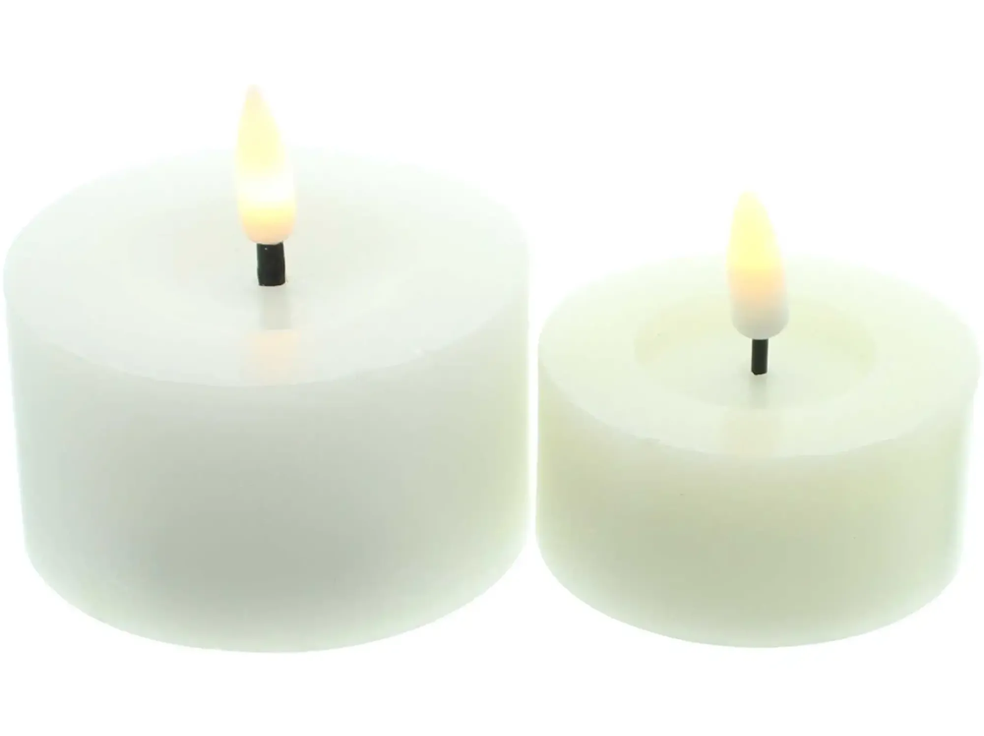 Kerzen & Led-Kerzen|Zubehör Für Adventskränze|Frank Handels GmbH & Co. KG LED-Kerze "White", 2er Set