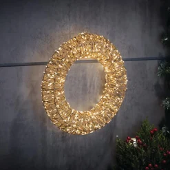 Gartenbeleuchtung|Weihnachtliche Kränze|Frank Handels GmbH & Co. KG LED-Kranz 