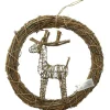 Weihnachtliche Led-Deko|Frank Handels GmbH & Co. KG LED-Kranz "Rentier"