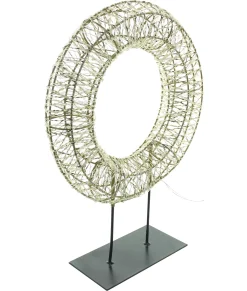 Weihnachtliche Dekoringe|Weihnachtliche Led-Deko|Frank Handels GmbH & Co. KG LED-Kreis "Golden"