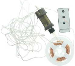 Weihnachtliche Led-Lichterketten|Led-Lichterketten|Frank Handels GmbH & Co. KG LED-Kupferdraht "Shiny" mit Adapter