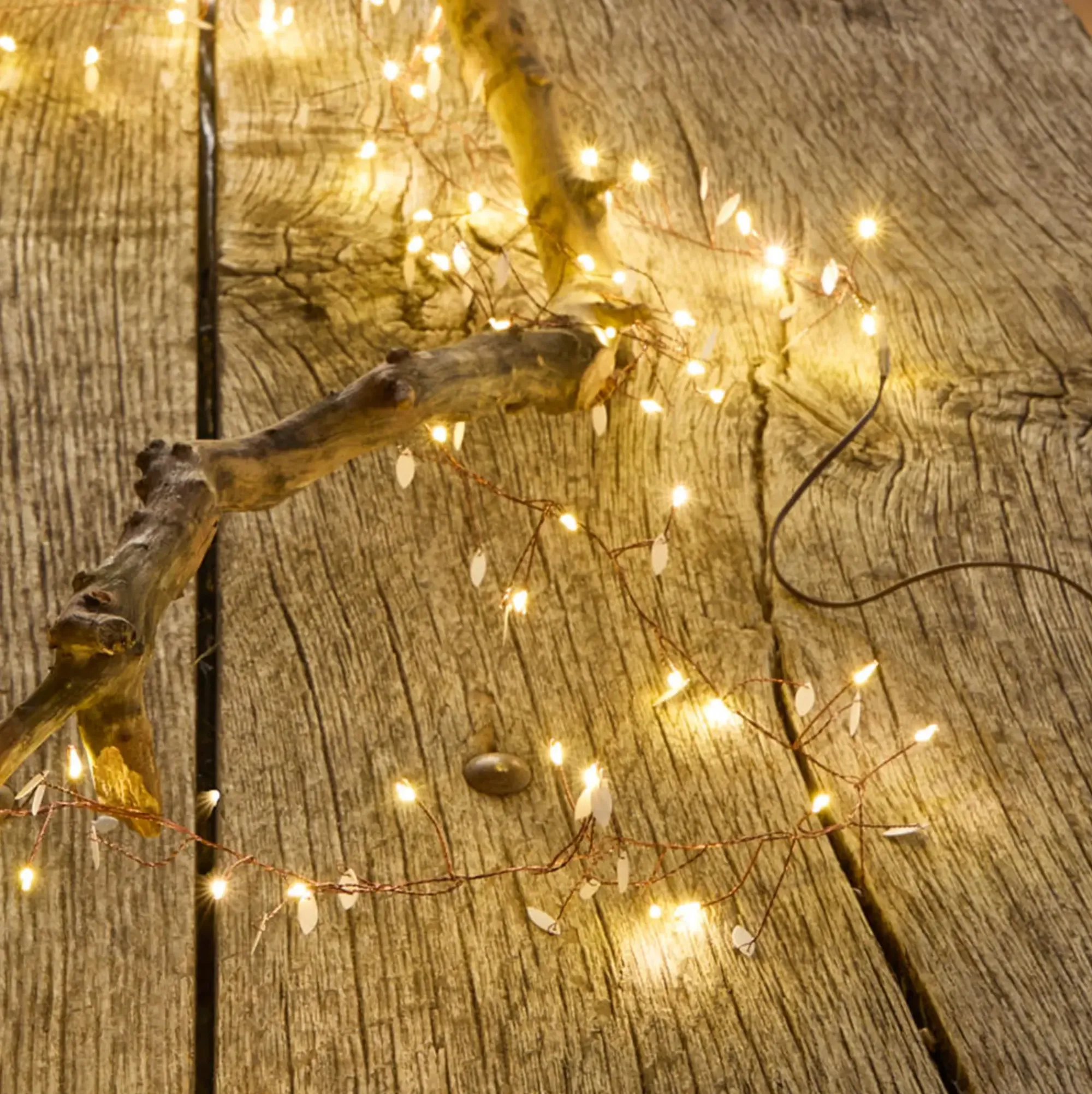 Led-Lichterketten|Weihnachtliche Led-Lichterketten|Frank Handels GmbH & Co. KG LED-Leuchtdraht "Kupfer"