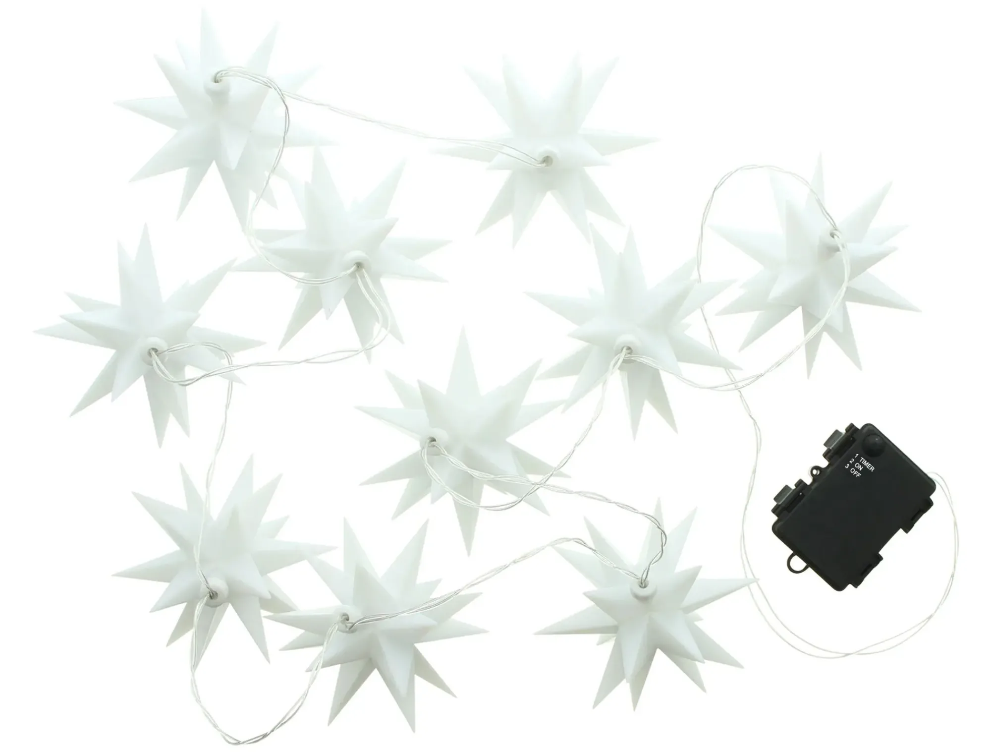 Weihnachtliche Led-Lichterketten|Baumschmuck|Frank Handels GmbH & Co. KG LED-Lichterkette "3D-Sterne"