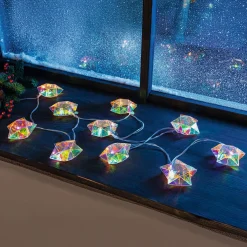 Weihnachtliche Led-Lichterketten|Frank Handels GmbH & Co. KG LED-Lichterkette "Rainbow-Stars"