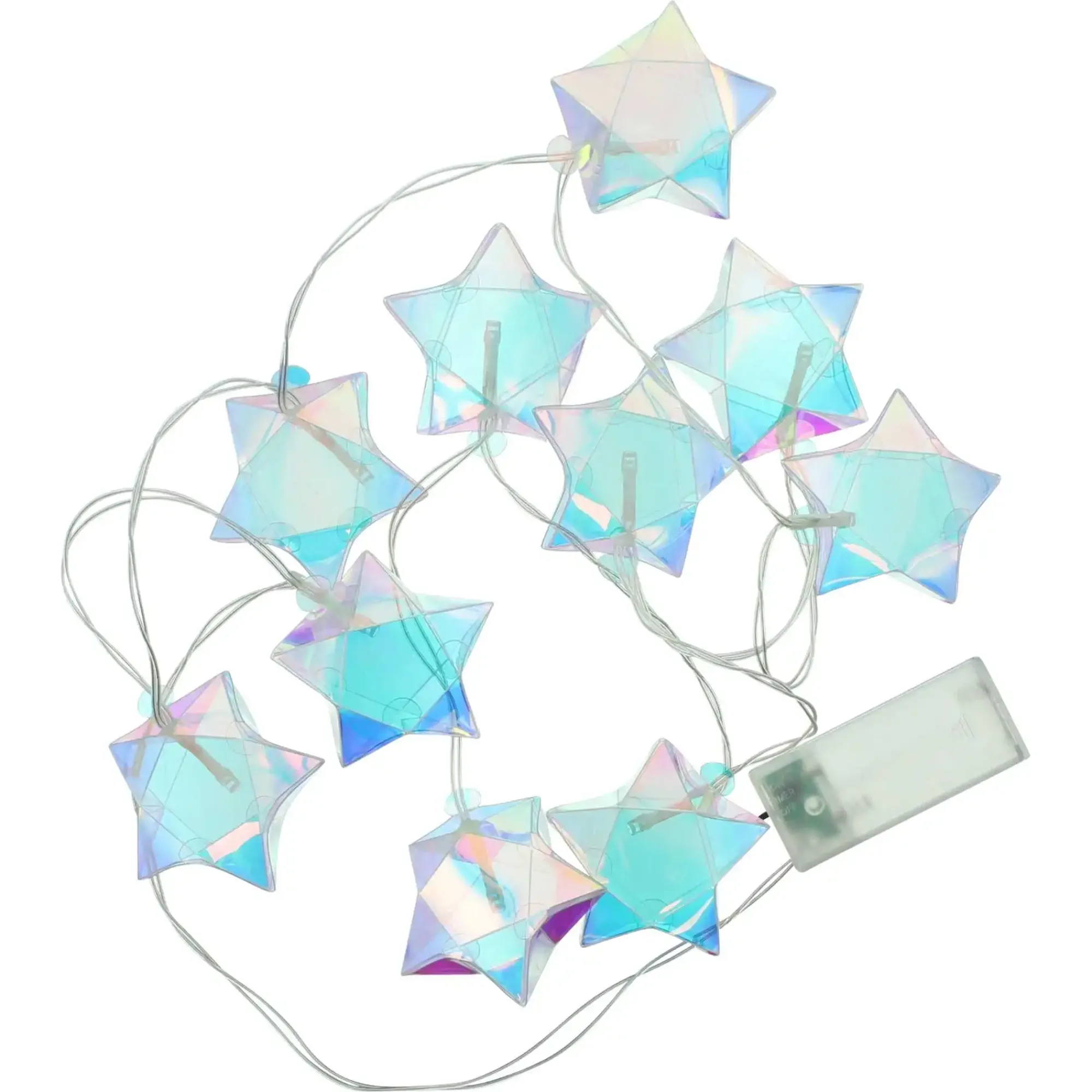 Weihnachtliche Led-Lichterketten|Frank Handels GmbH & Co. KG LED-Lichterkette "Rainbow-Stars"