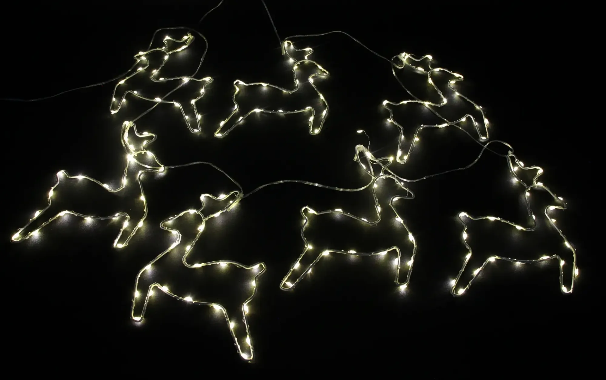 Weihnachtliche Led-Leuchthänger|Gartenbeleuchtung|Frank Handels GmbH & Co. KG LED-Lichterkette "Rentiere"