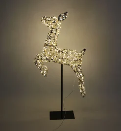 Weihnachtliche Led-Deko|Frank Handels GmbH & Co. KG LED-Rentier "Golden"