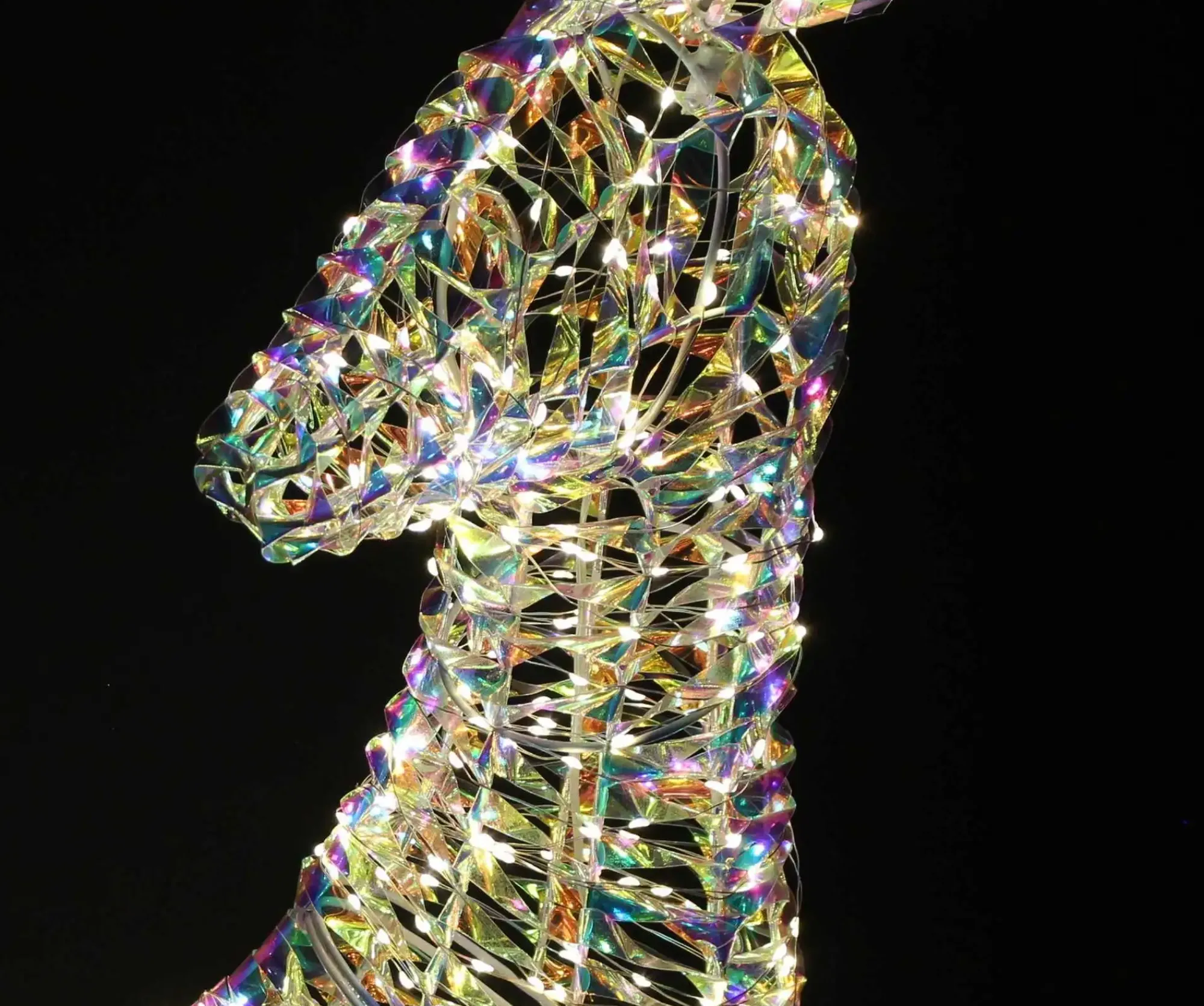 Figuren Für Den Garten|Gartenbeleuchtung|Frank Handels GmbH & Co. KG LED-Rentier "Rainbow", groß