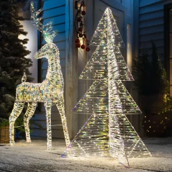 Figuren Für Den Garten|Gartenbeleuchtung|Frank Handels GmbH & Co. KG LED-Rentier