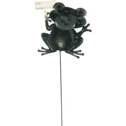 Gartenfiguren|Solar-Beleuchtung|Frank Handels GmbH & Co. KG LED-Solarstecker "Crazy Frog"
