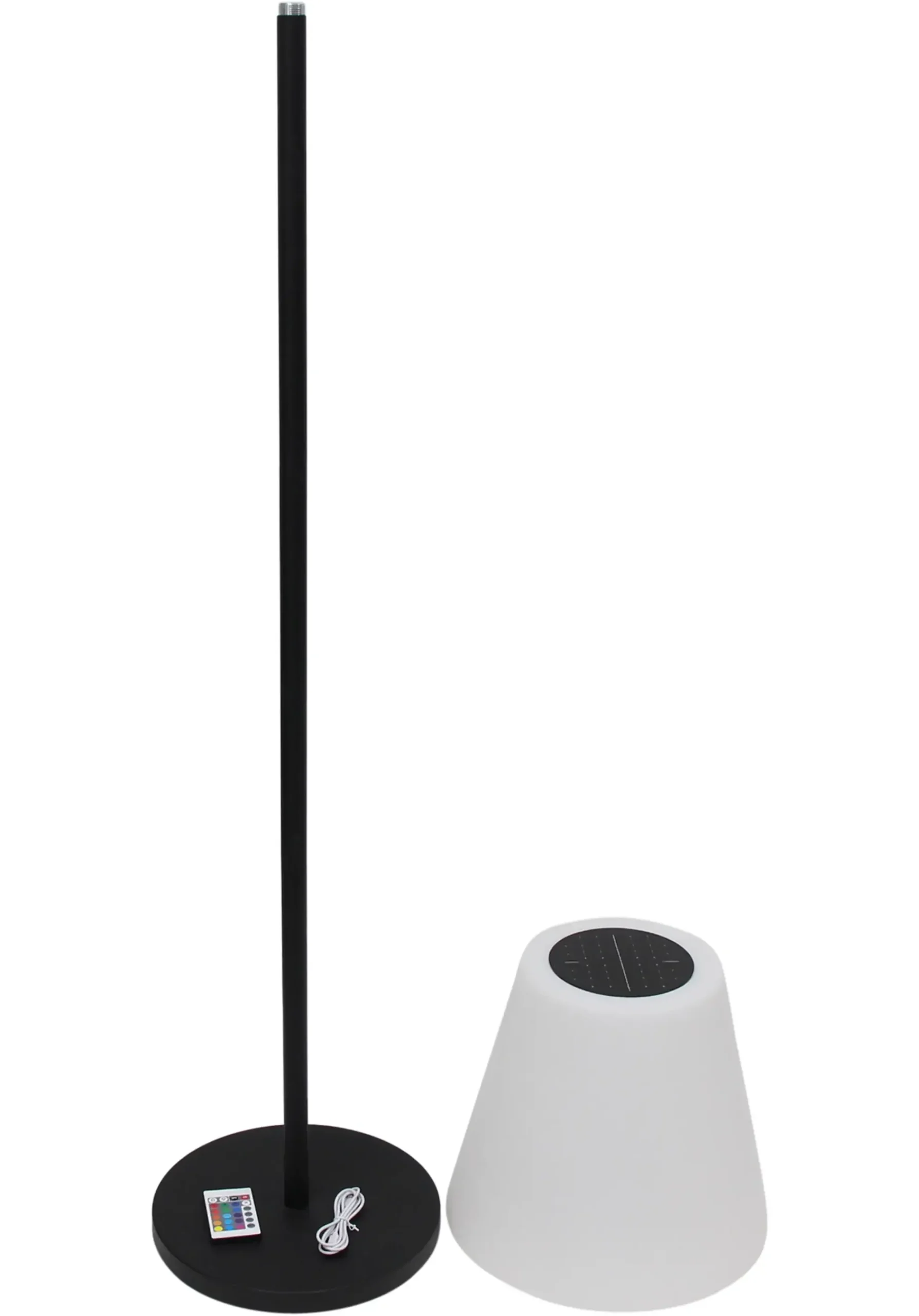 Led-Lampen|Solar-Beleuchtung|Frank Handels GmbH & Co. KG LED-Solar-Stehlampe "Outdoor"
