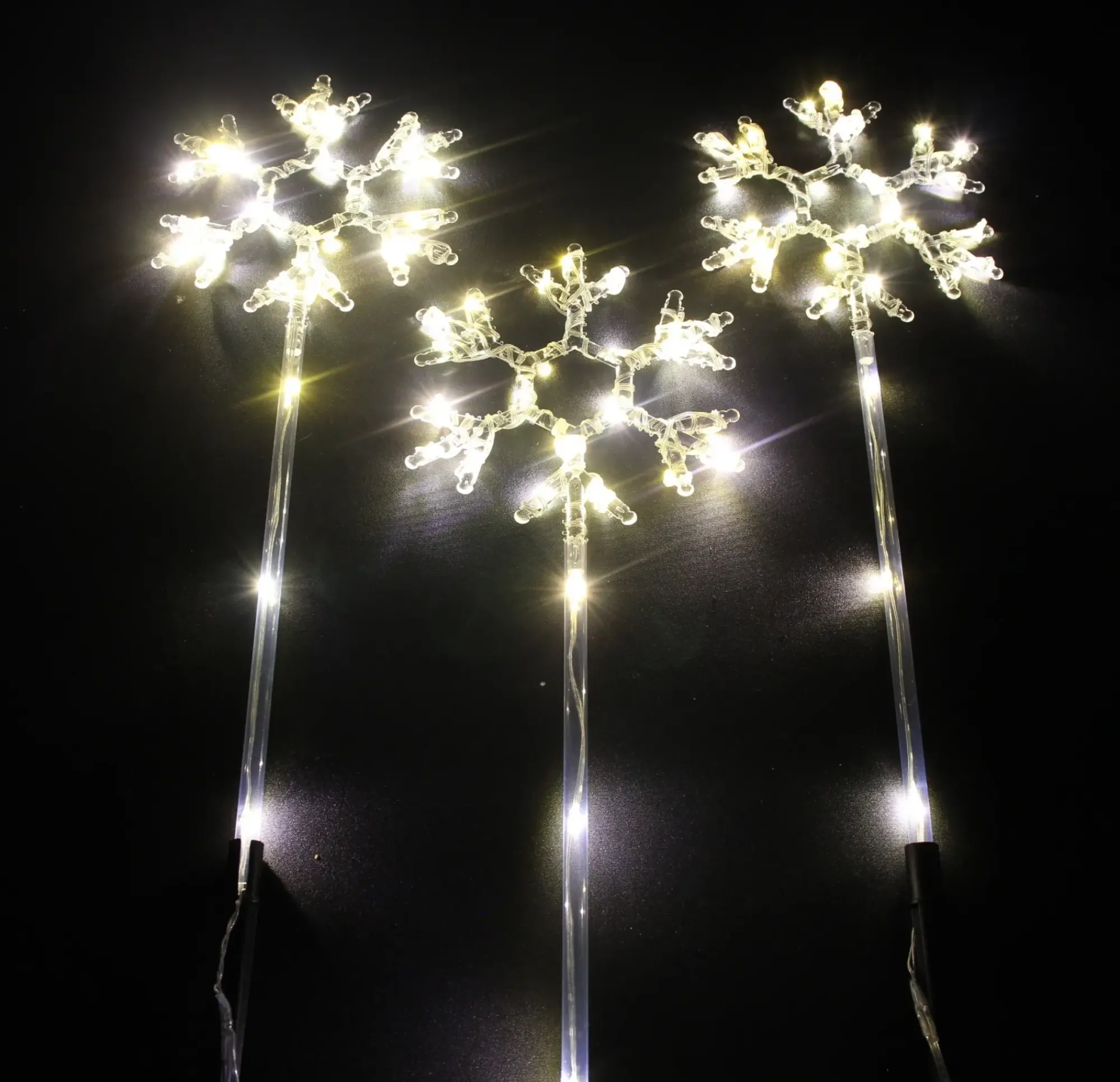 Gartenbeleuchtung|Weihnachtliche Streuer & Stecker|Frank Handels GmbH & Co. KG LED-Stecker "Schneeflocke"