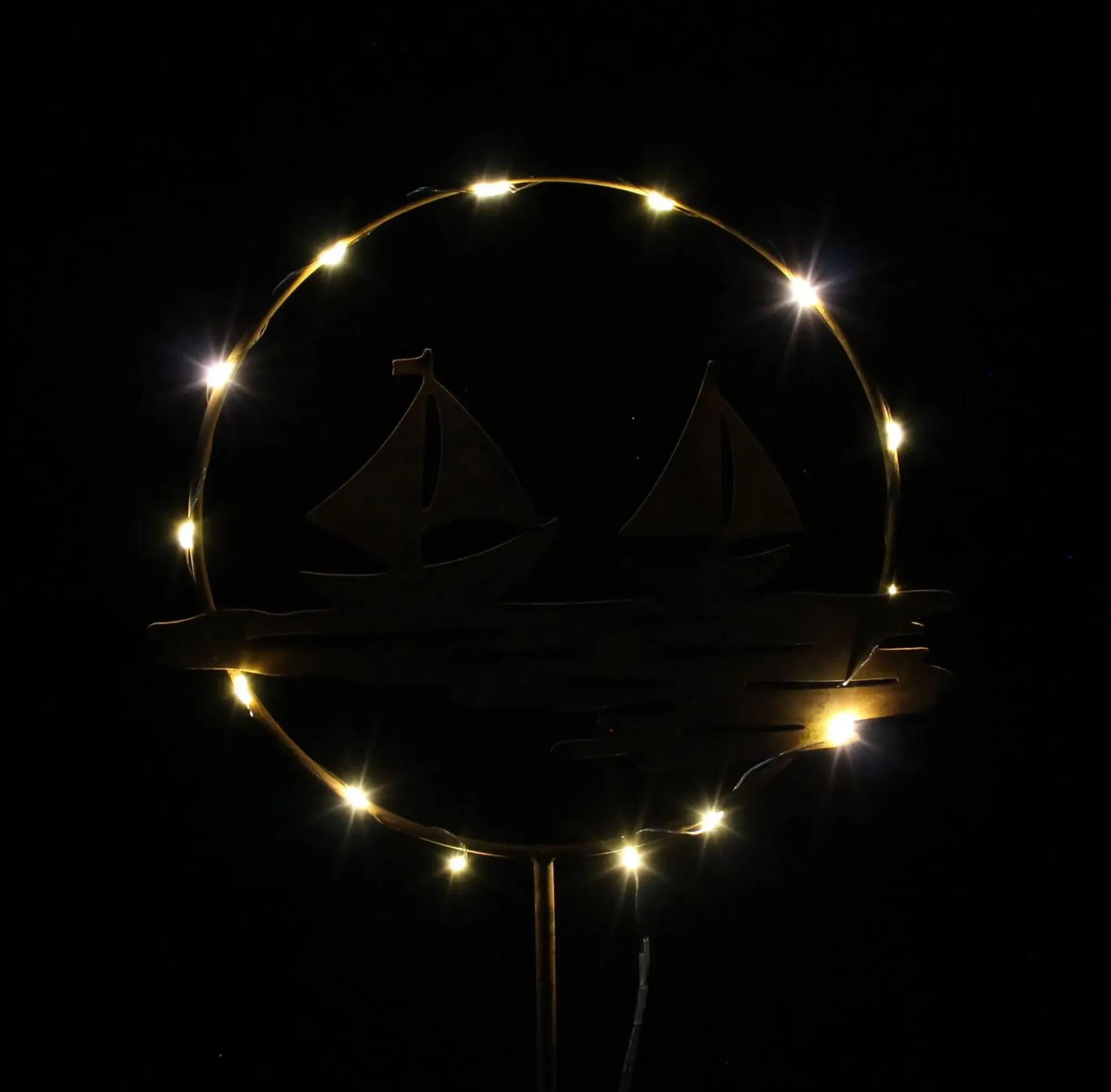 Led-Beleuchtung|Gartenstecker|Frank Handels GmbH & Co. KG LED-Stecker "Segelboote"