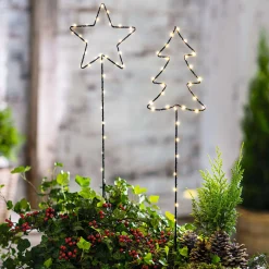 Gartenbeleuchtung|Weihnachtliche Streuer & Stecker|Frank Handels GmbH & Co. KG LED-Stecker