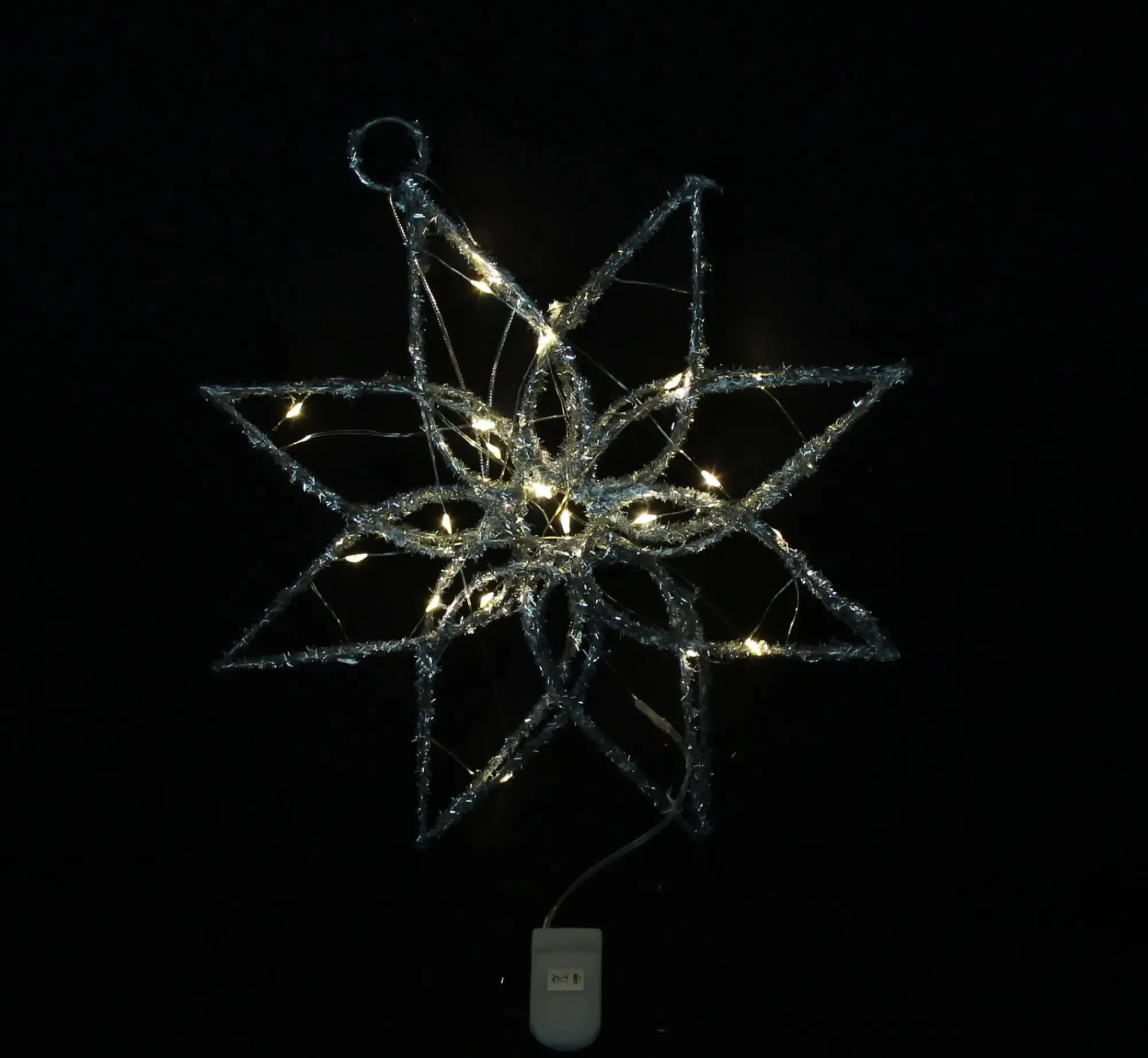 Weihnachtliche Led-Deko|Sterne|Frank Handels GmbH & Co. KG LED-Stern "Silver"
