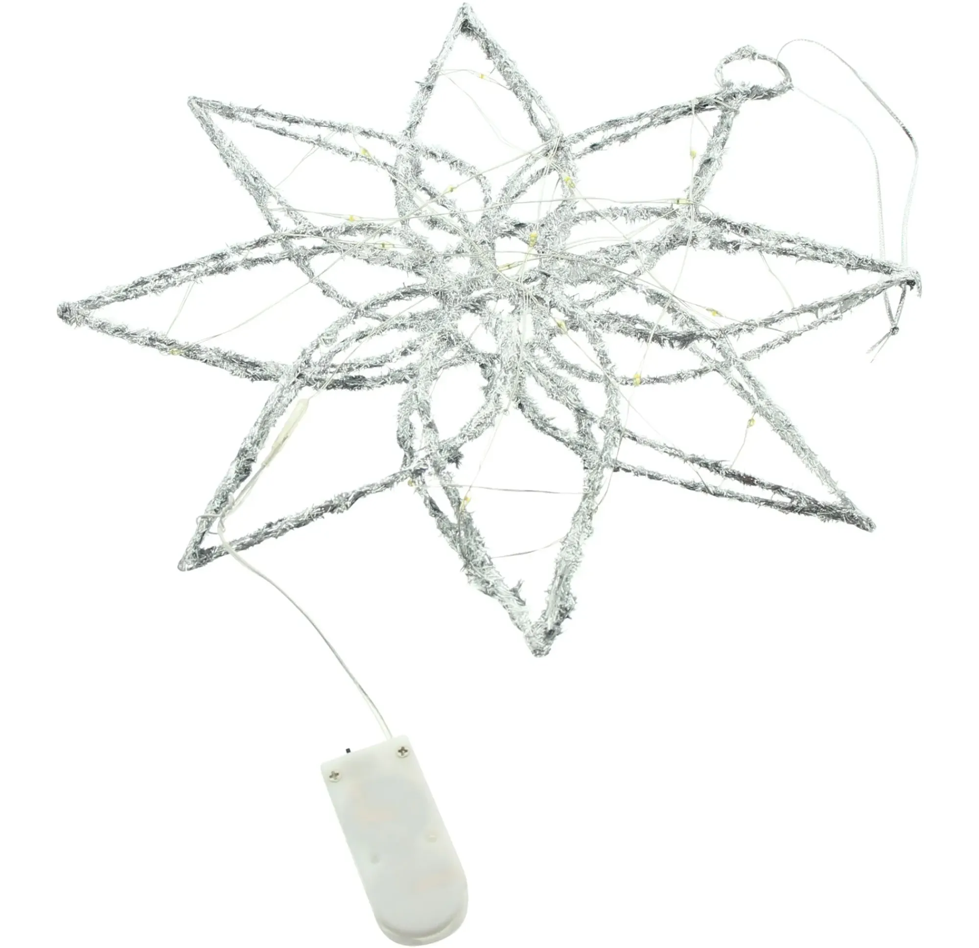 Weihnachtliche Led-Deko|Sterne|Frank Handels GmbH & Co. KG LED-Stern "Silver"