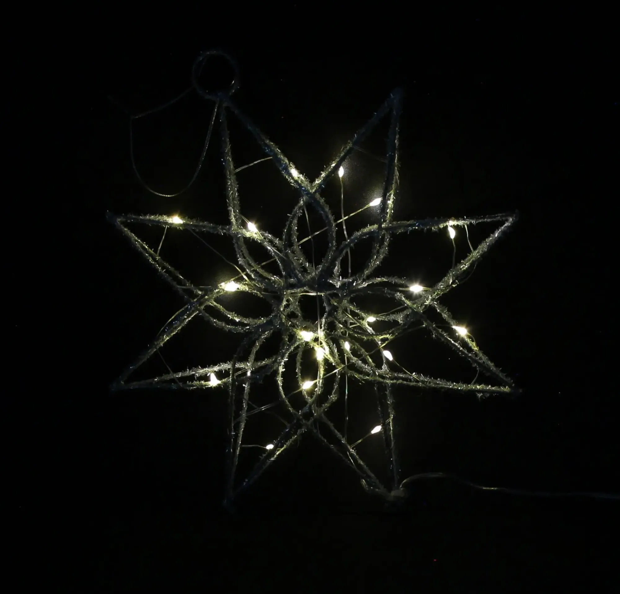Weihnachtliche Led-Deko|Sterne|Frank Handels GmbH & Co. KG LED-Stern "Silver"