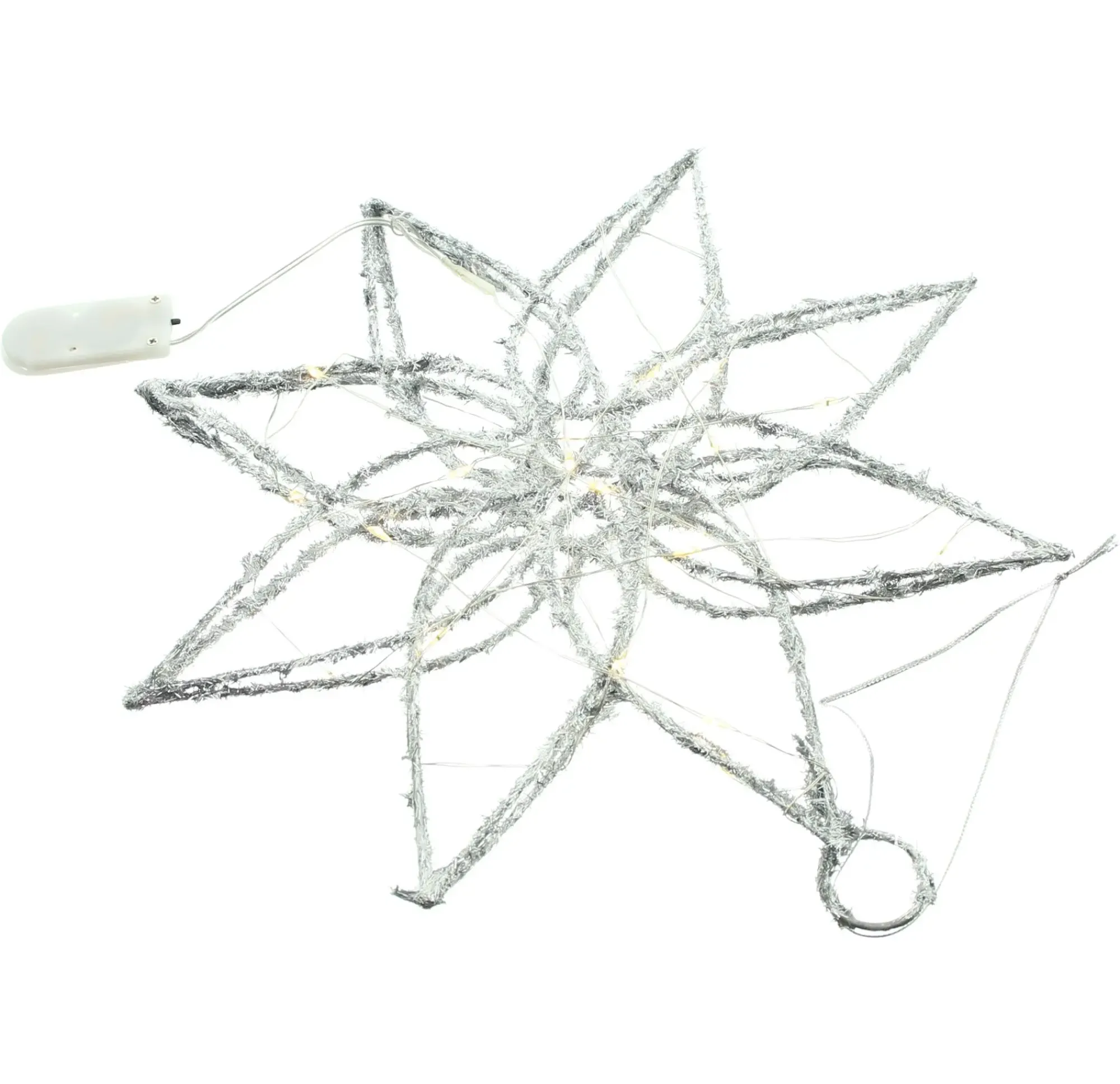 Weihnachtliche Led-Deko|Sterne|Frank Handels GmbH & Co. KG LED-Stern "Silver"