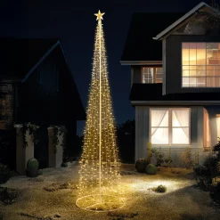 Weihnachtliche Gartendeko|Gartenbeleuchtung|Frank Handels GmbH & Co. KG LED-Tanne 