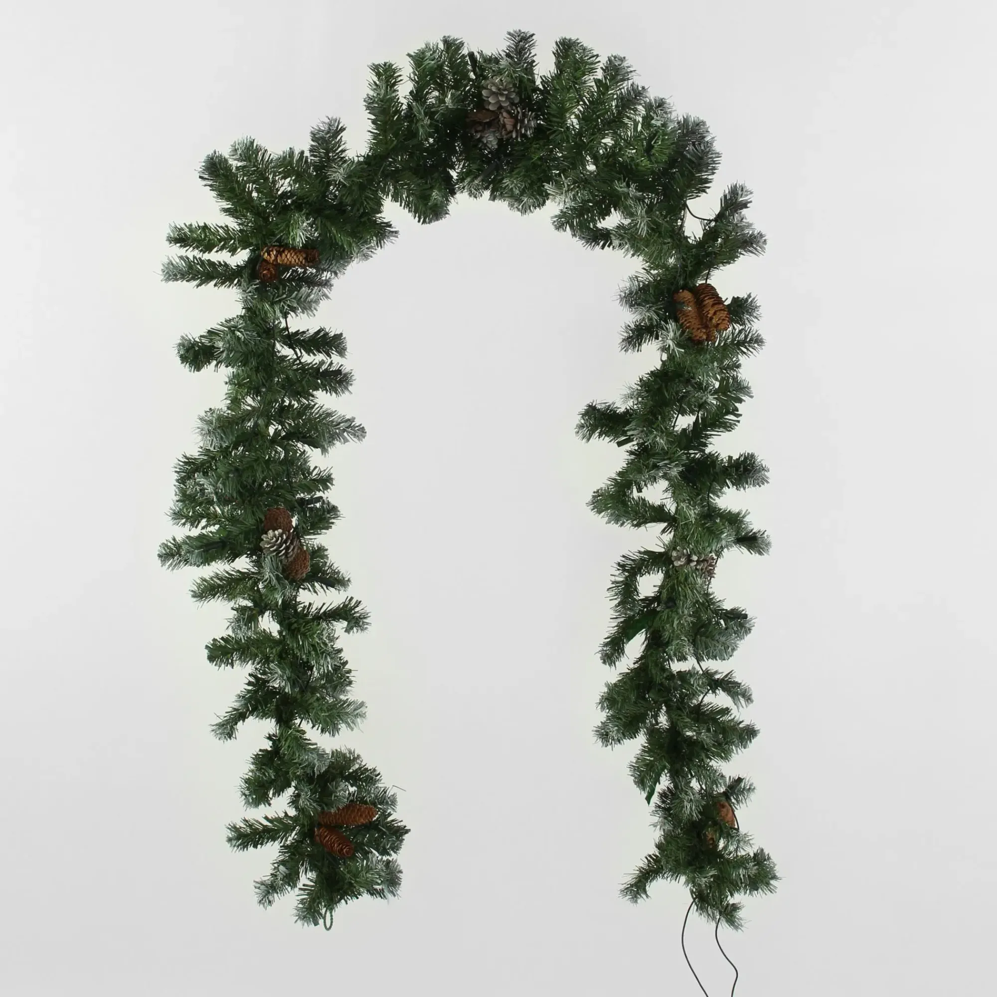 Weihnachtliche Led-Deko|Frank Handels GmbH & Co. KG LED-Tannengirlande "Winterwald"