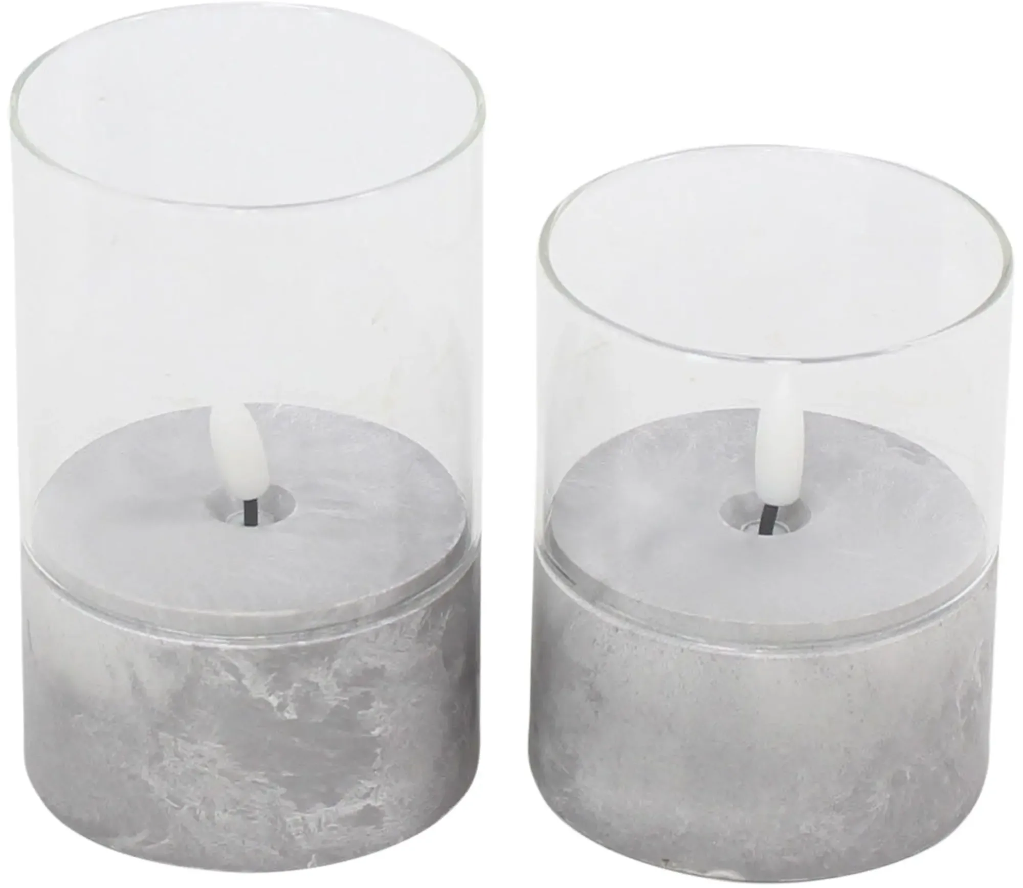 Kerzen & Led-Kerzen|Led-Beleuchtung|Frank Handels GmbH & Co. KG LED-Teelicht "Beton-Optik", 2er Set