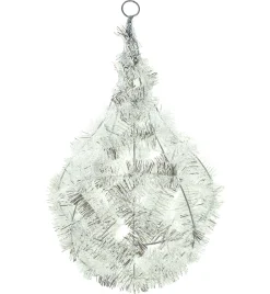 Dekohänger|Weihnachtliche Led-Leuchthänger|Frank Handels GmbH & Co. KG LED-Tropfen "Silberglimmer"