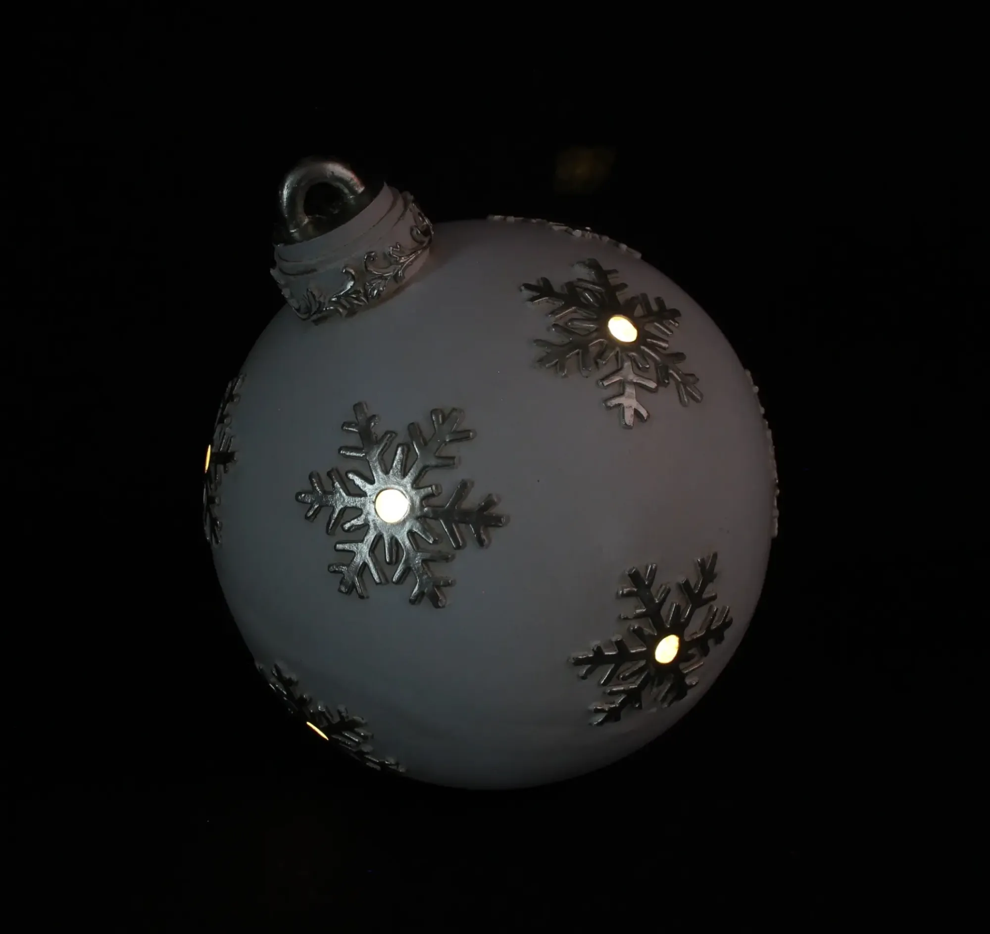 Weihnachtliche Dekokugeln|Weihnachtliche Led-Deko|Frank Handels GmbH & Co. KG LED-Weihnachtskugel "Nostalgie", groß