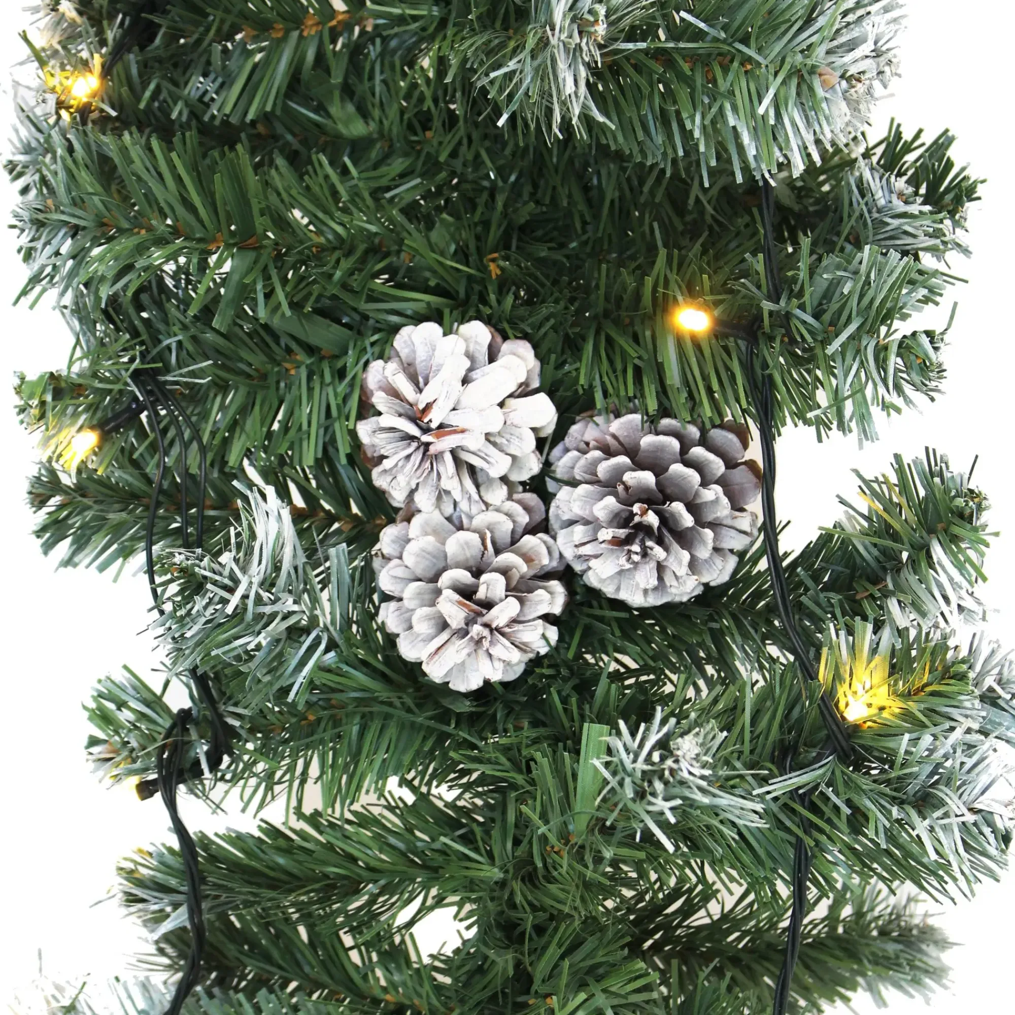 Weihnachtliche Led-Deko|Gartenbeleuchtung|Frank Handels GmbH & Co. KG Leuchtgirlande "Naturwinter"