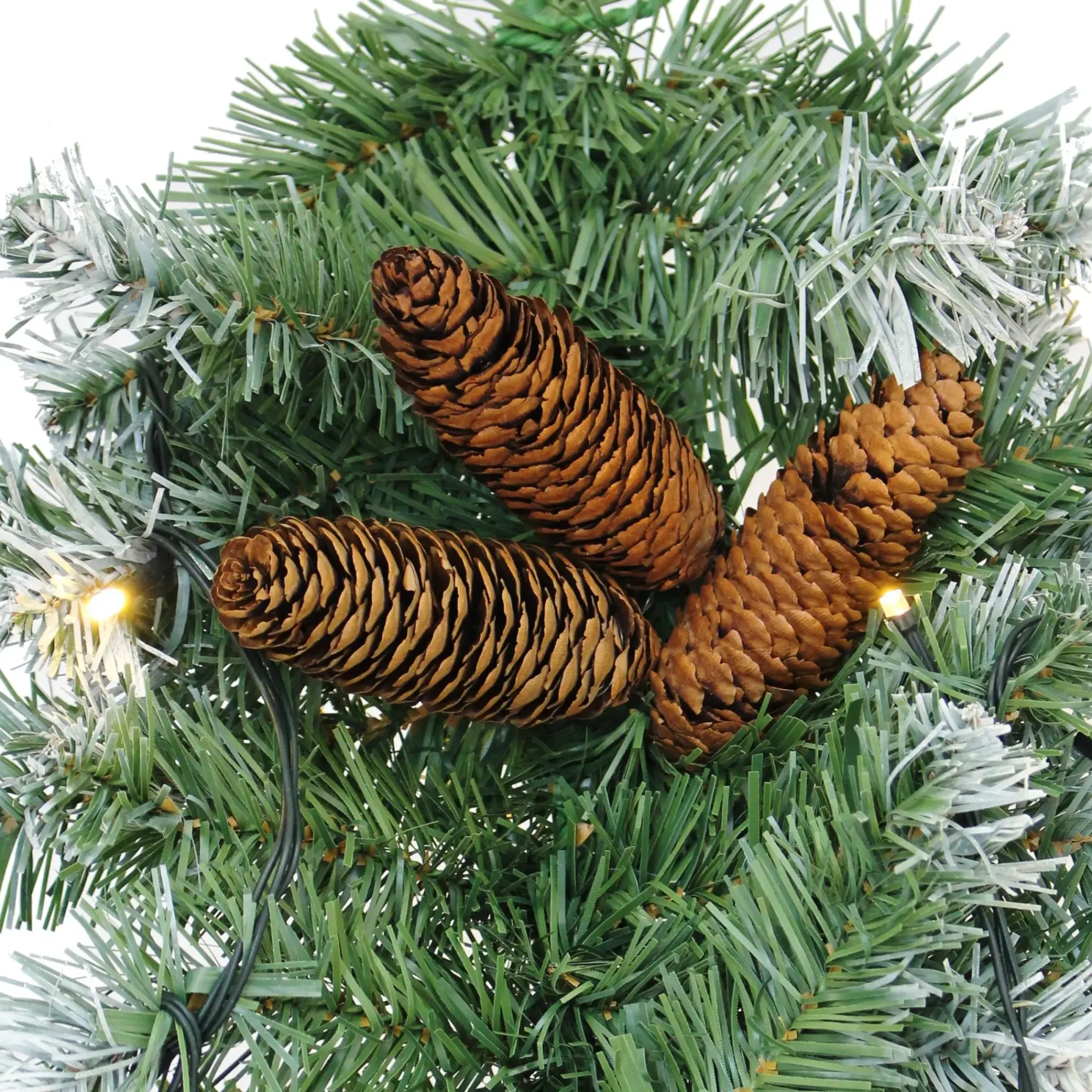 Weihnachtliche Led-Deko|Gartenbeleuchtung|Frank Handels GmbH & Co. KG Leuchtgirlande "Naturwinter"