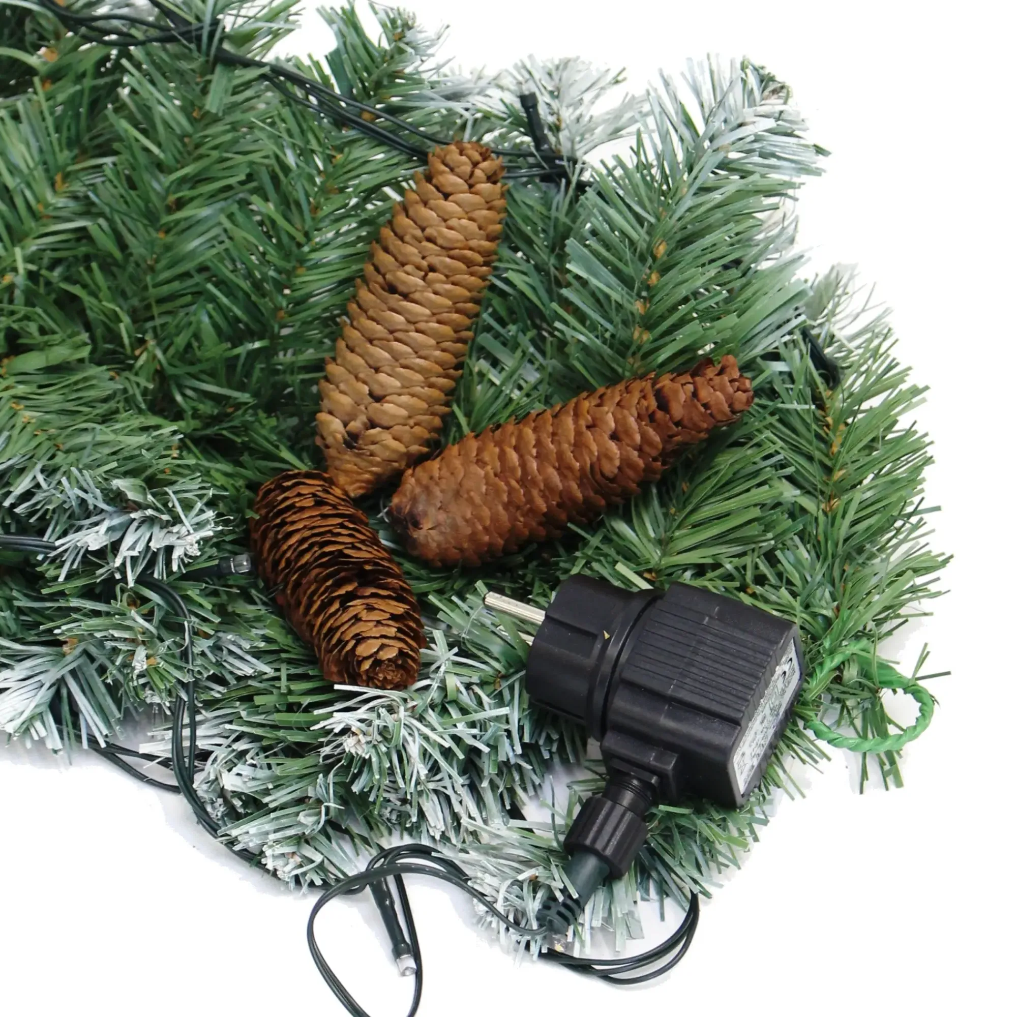 Weihnachtliche Led-Deko|Gartenbeleuchtung|Frank Handels GmbH & Co. KG Leuchtgirlande "Naturwinter"