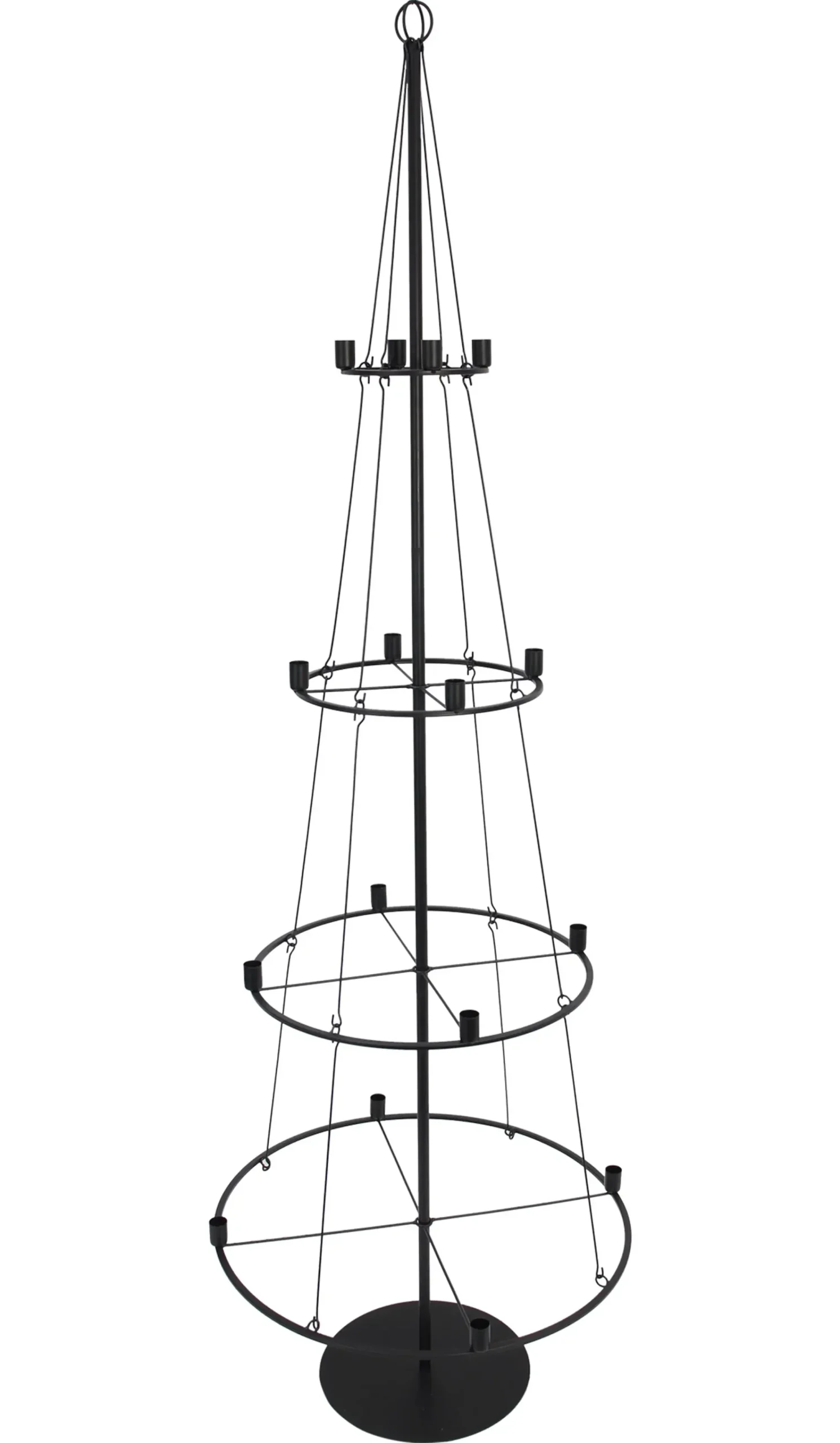 Tannenbäume|Weihnachtslichter|Frank Handels GmbH & Co. KG Metallbaum "Pyramide", groß