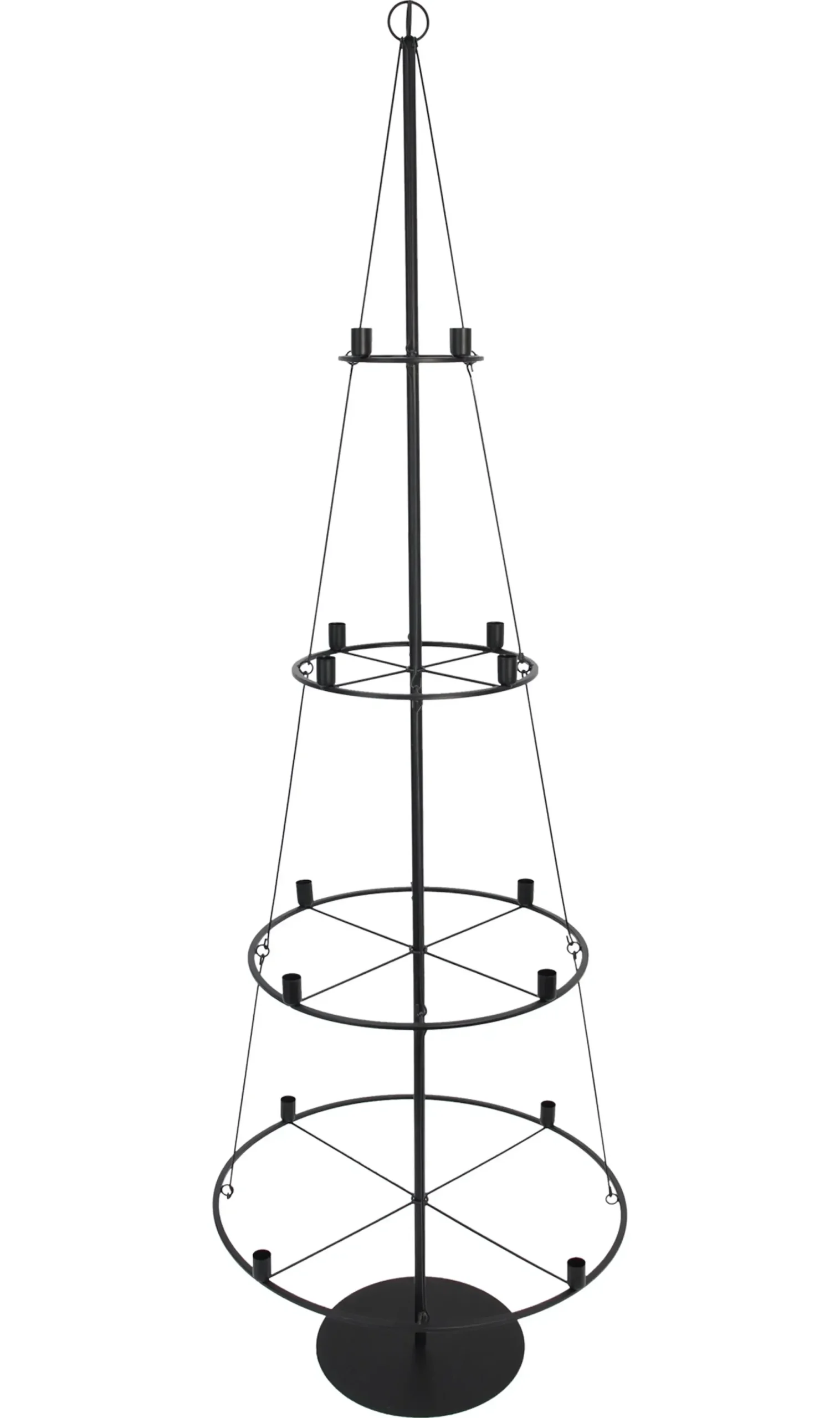 Tannenbäume|Weihnachtslichter|Frank Handels GmbH & Co. KG Metallbaum "Pyramide", groß