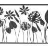 Wanddeko|Flur|Frank Handels GmbH & Co. KG Metallbild "Blätter"