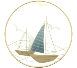 Wanddeko|Frank Handels GmbH & Co. KG Metallbild "Regatta"