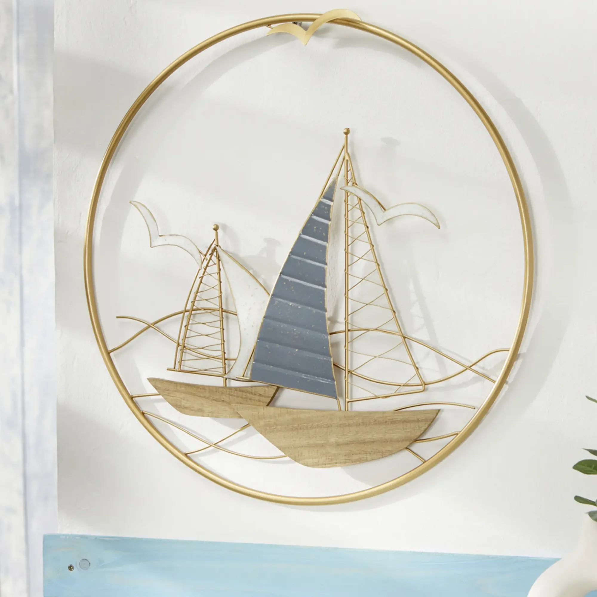 Wanddeko|Frank Handels GmbH & Co. KG Metallbild "Regatta"