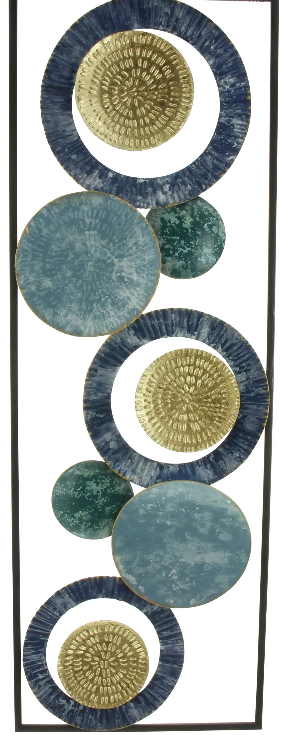 Wanddeko|Frank Handels GmbH & Co. KG Metalldeko "Blue"