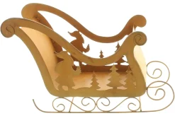 Weihnachtliche Gartendeko|Schlitten|Frank Handels GmbH & Co. KG Metalldeko 