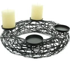 Adventskränze|Weihnachtslichter|Frank Handels GmbH & Co. KG Metallkranz "Candela"