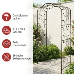 Rankhilfen & Rankbögen|Frank Handels GmbH & Co. KG Metallrankbogen 