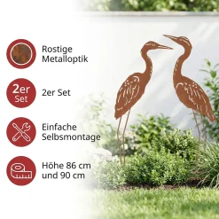 Gartenfiguren|Dekofiguren|Frank Handels GmbH & Co. KG Metallvogel 