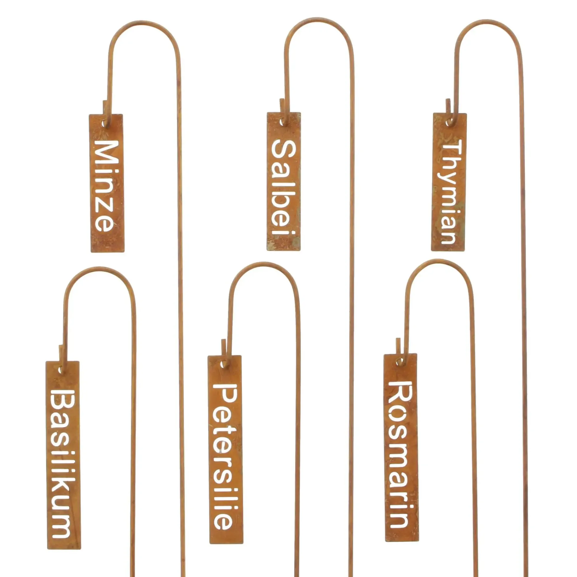 Gartenstecker|Frank Handels GmbH & Co. KG Pflanzenstecker "Kräuter", 6er Set
