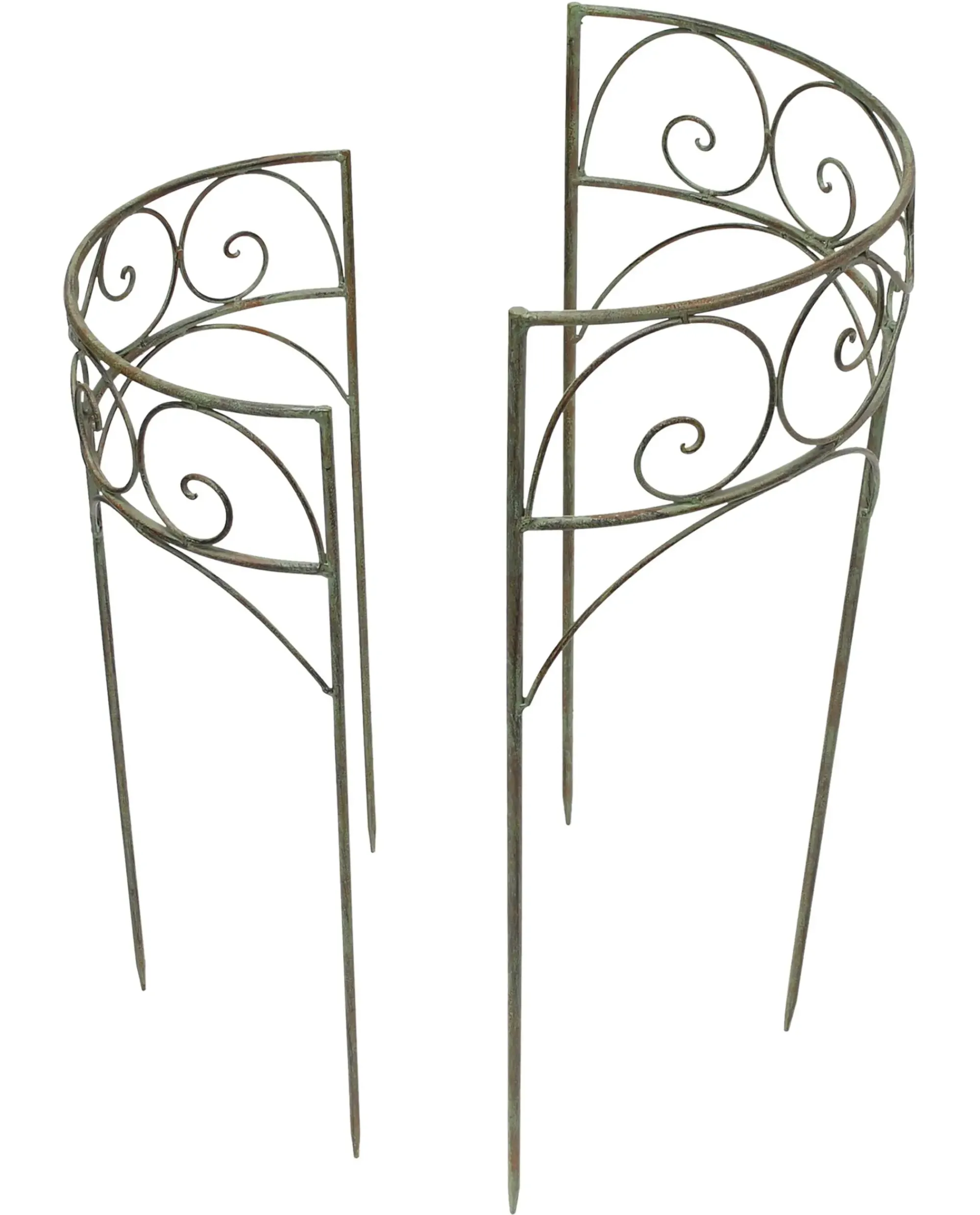 Rankhilfen & Rankbögen|Gartenstecker|Frank Handels GmbH & Co. KG Pflanzenstütze "Antik", 2er Set